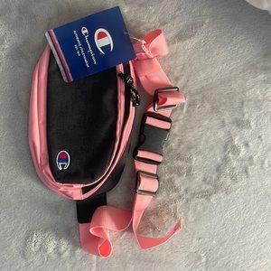 Champion Pink And Gray Fanny Pack